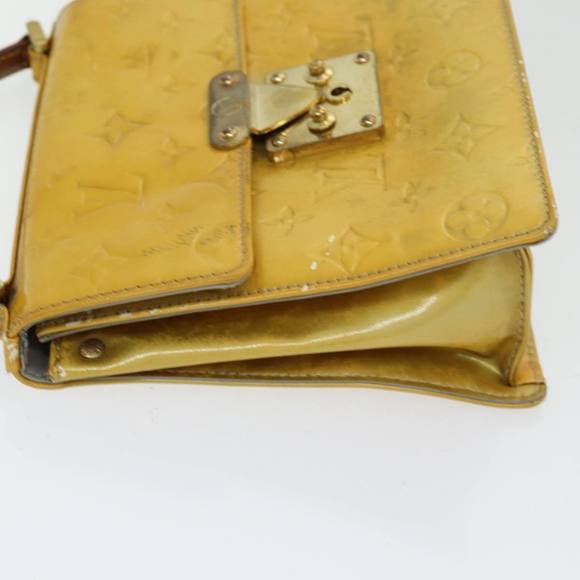 LOUIS VUITTON Monogram Vernis Spring Street Hand Bag Gris M91029 LV Auth 85434 - Picture 4 of 16